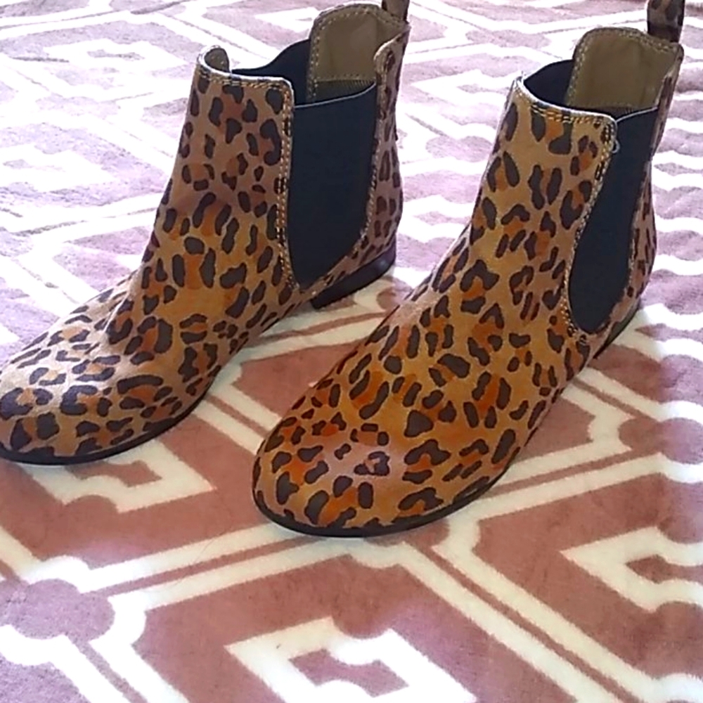 Leopard Booties